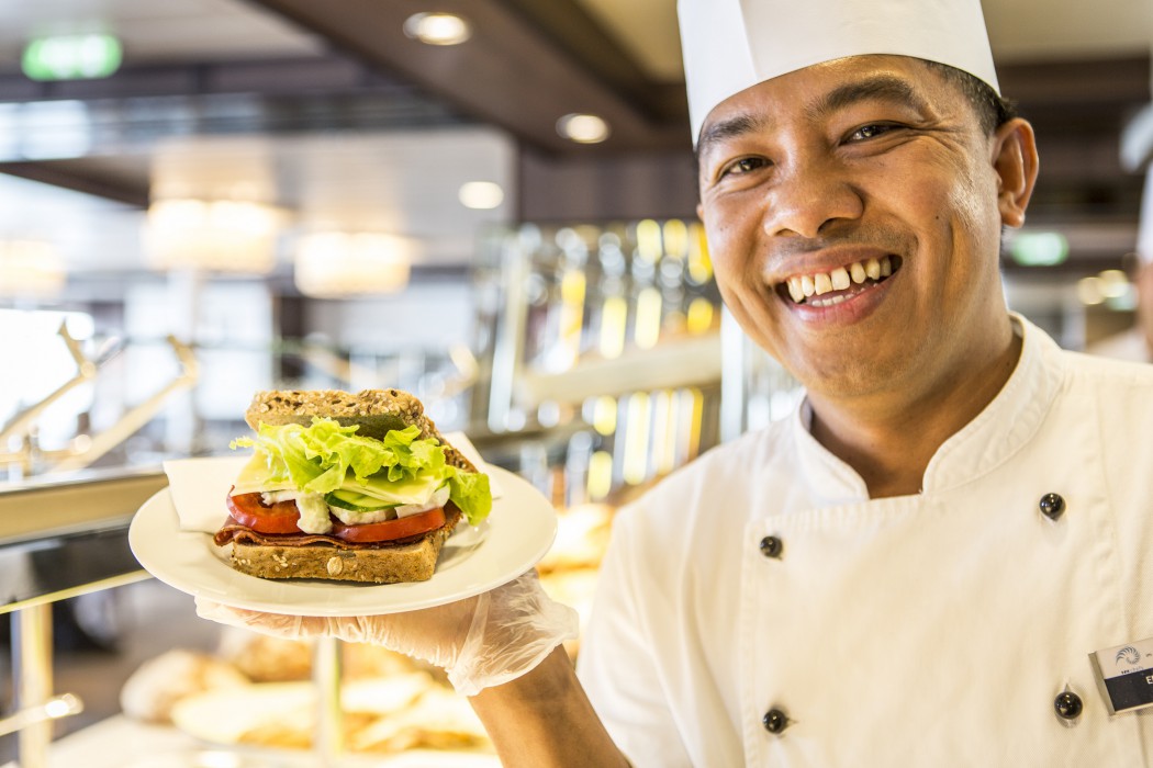 Mit Liebe gemacht: Die Sandwiches auf der Mein Schiff 3