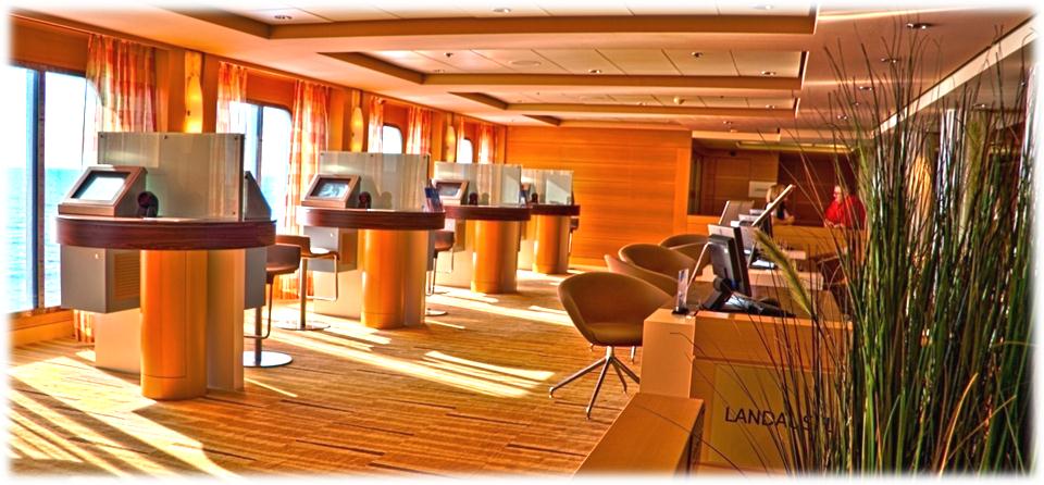 Der Ausflugs-Counter auf der Mein Schiff 1