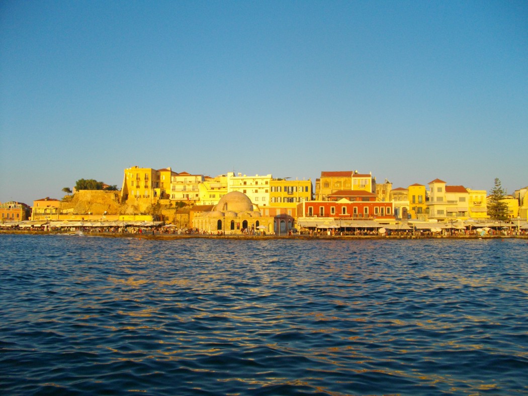 Einladender Blick auf Chania von der Mein Schiff aus