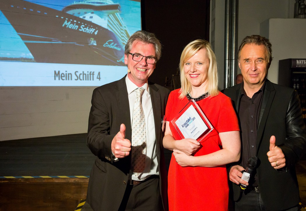 Kreuzfahrt Guide Awards 2015; Preisverleihung in Hamburg am 12.11.2015. Foto: Udo Geisler