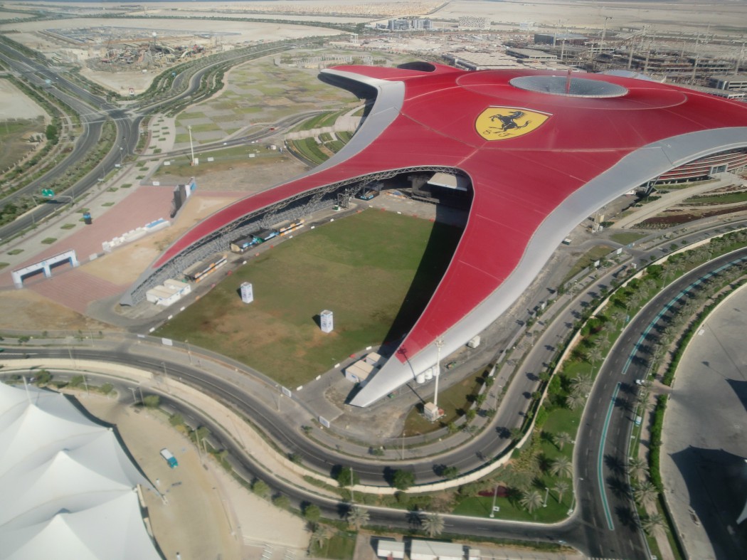 Die Ferrari World in Abu Dhabi