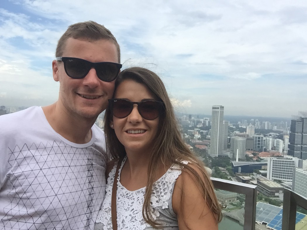 Vicky und Ben in Singapur