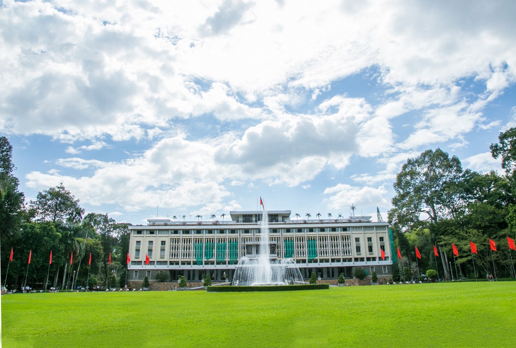 Der Wiedervereinigungspalast in Ho Chi Minh-Stadt