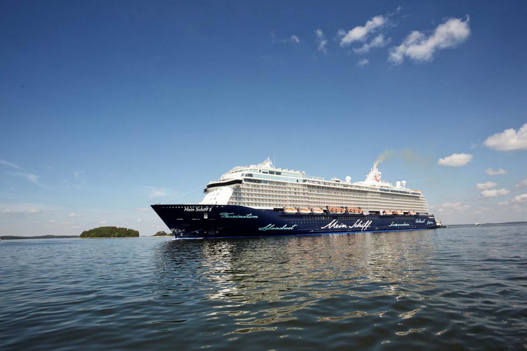 Die Mein Schiff 5 auf dem Weg nach Deutschland (c) Stefan Pielow für TUI Cruises