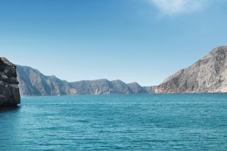 Mein Schiff Destination: Fjordlandschaft bei Khasab im Oman
