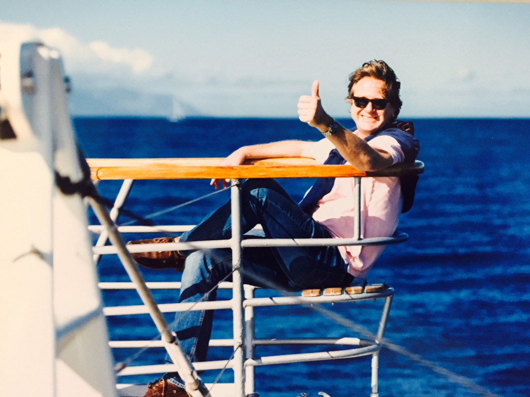 Frank Behrendt auf Ausflug mit der Mein Schiff Flotte