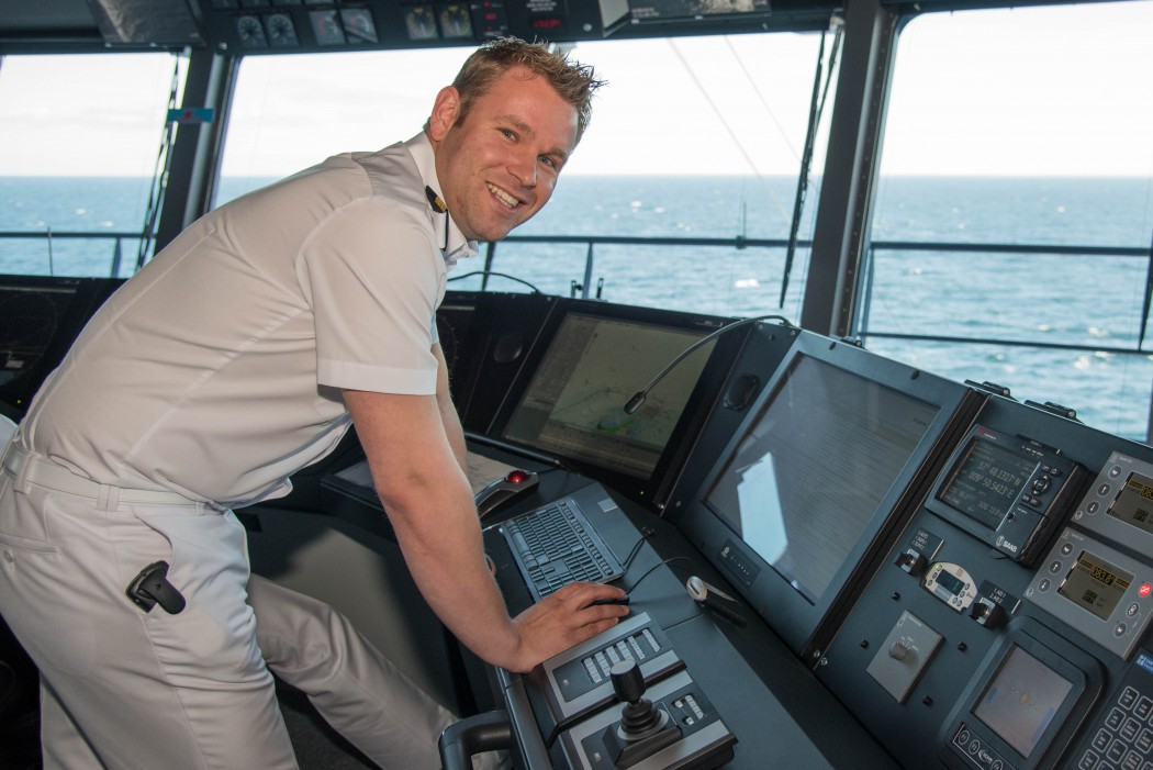 Auf der Brücke: Mein Schiff Chief Navigation Officer Sören Anderl