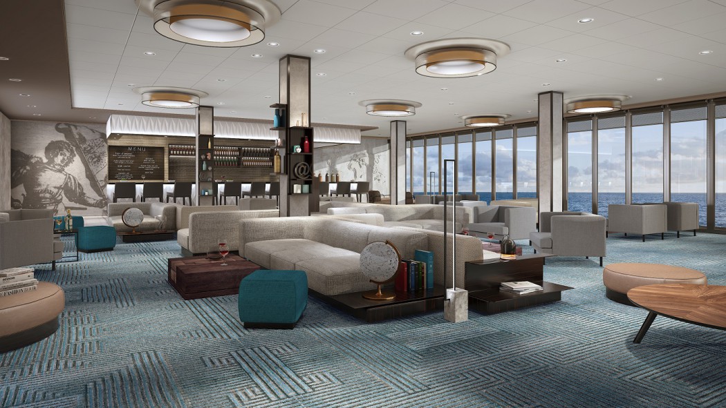 Himmel und Meer Lounge auf Deck 12 (c)TUI Cruises