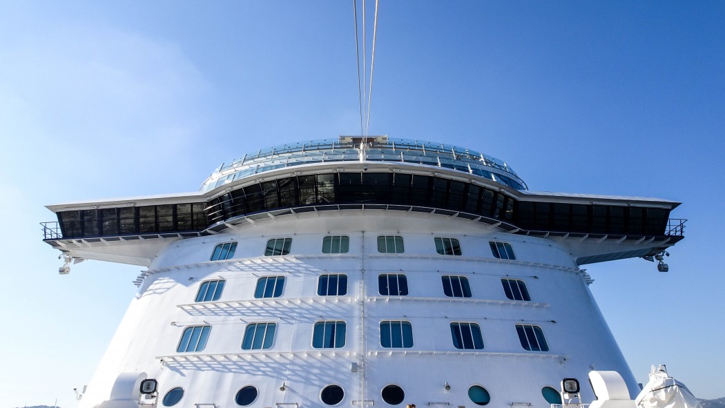 Die Bugansicht der Mein Schiff 5