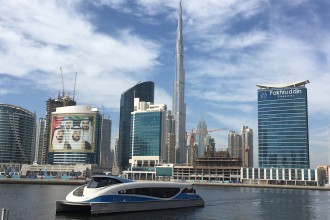 Auf Kanalfahrt durch Dubai Downtown
