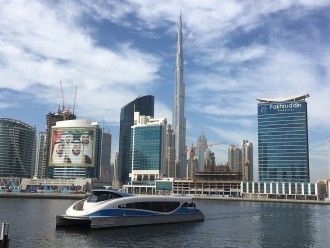 Auf Kanalfahrt durch Dubai Downtown