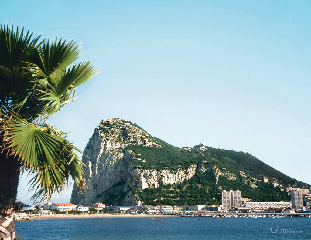 Mein Schiff Sehenswürdigkeit: Der Fels von Gribraltar auf Gibraltar