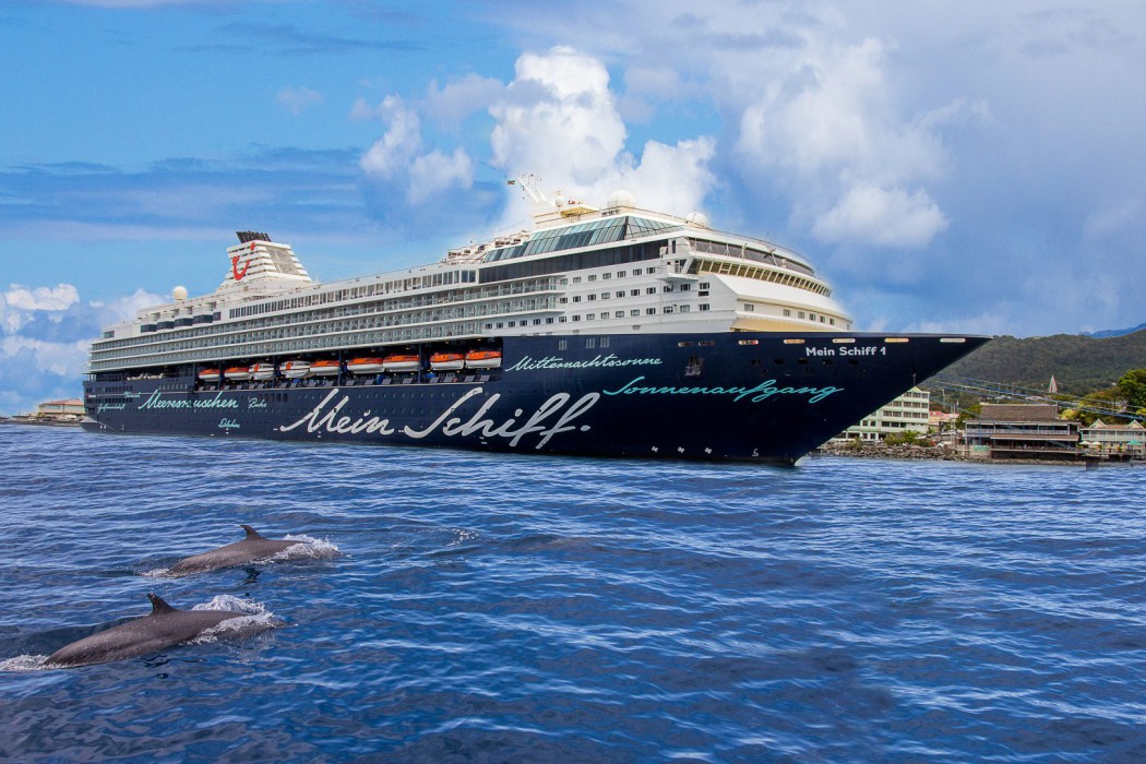 Eines der Motive des Mein Schiff Kalenders 2018