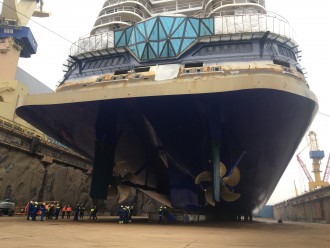 Selten: Der Blick unter die neue Mein Schiff 1