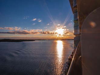 Mit Mein Schiff 6 in den Schären rund um Stockholm