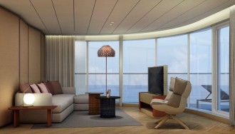 Die Panorama Suite auf der neuen Mein Schiff 1