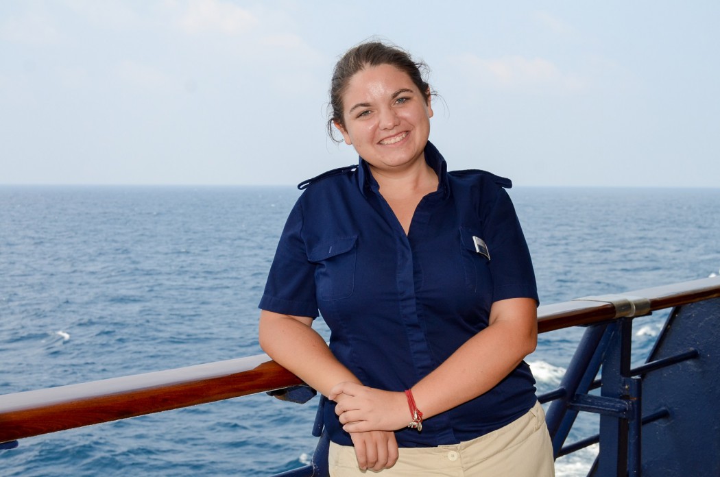 Lisa Becker, Ausflugsexpertin auf der Mein Schiff 1 ist die Mein Schiff Urlaubsheldin