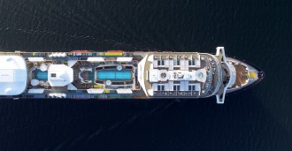 Die neue Mein Schiff 2 von oben