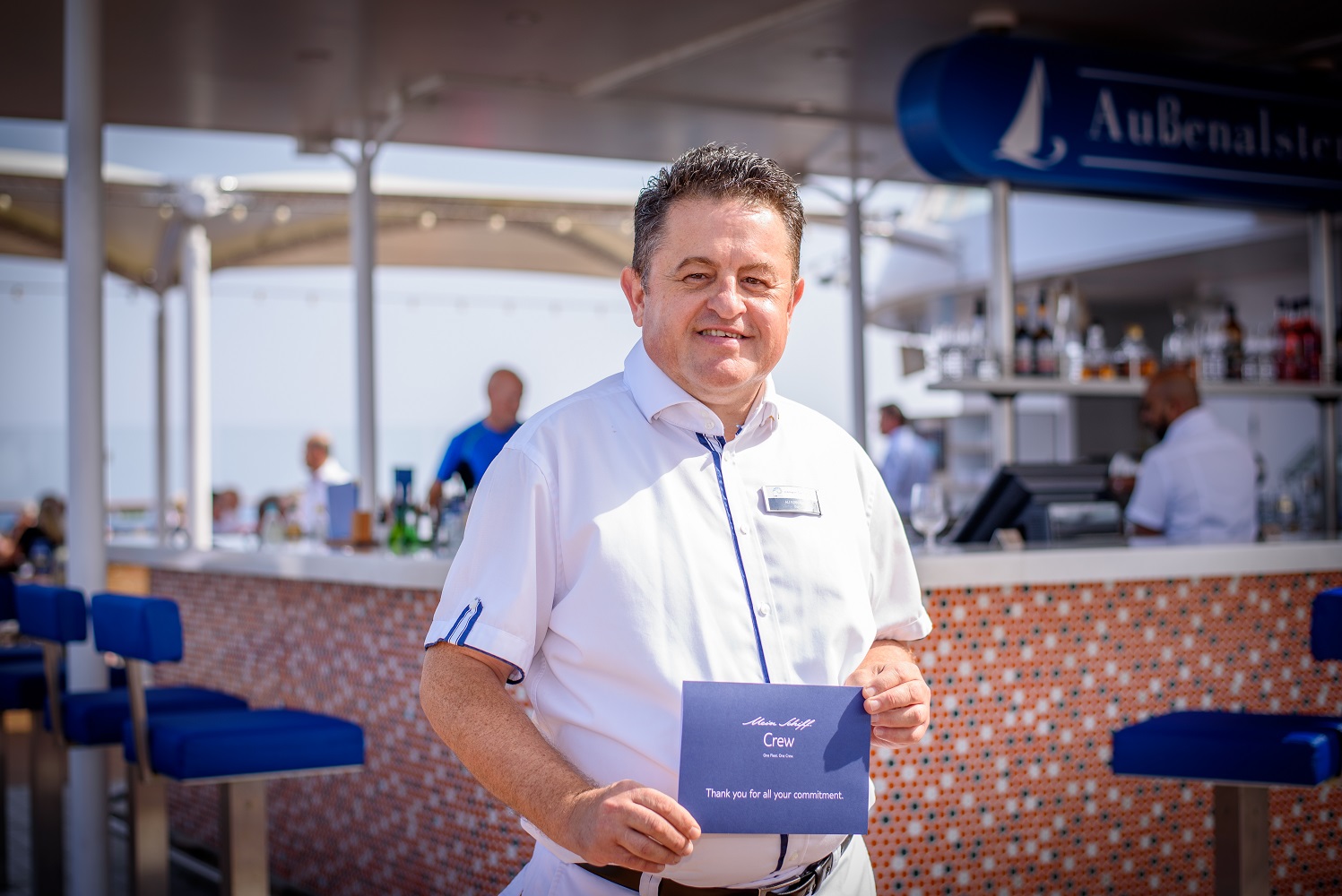 Mein Schiff Urlaubsheld im August 2018: Bar Steward Ali Koroglu