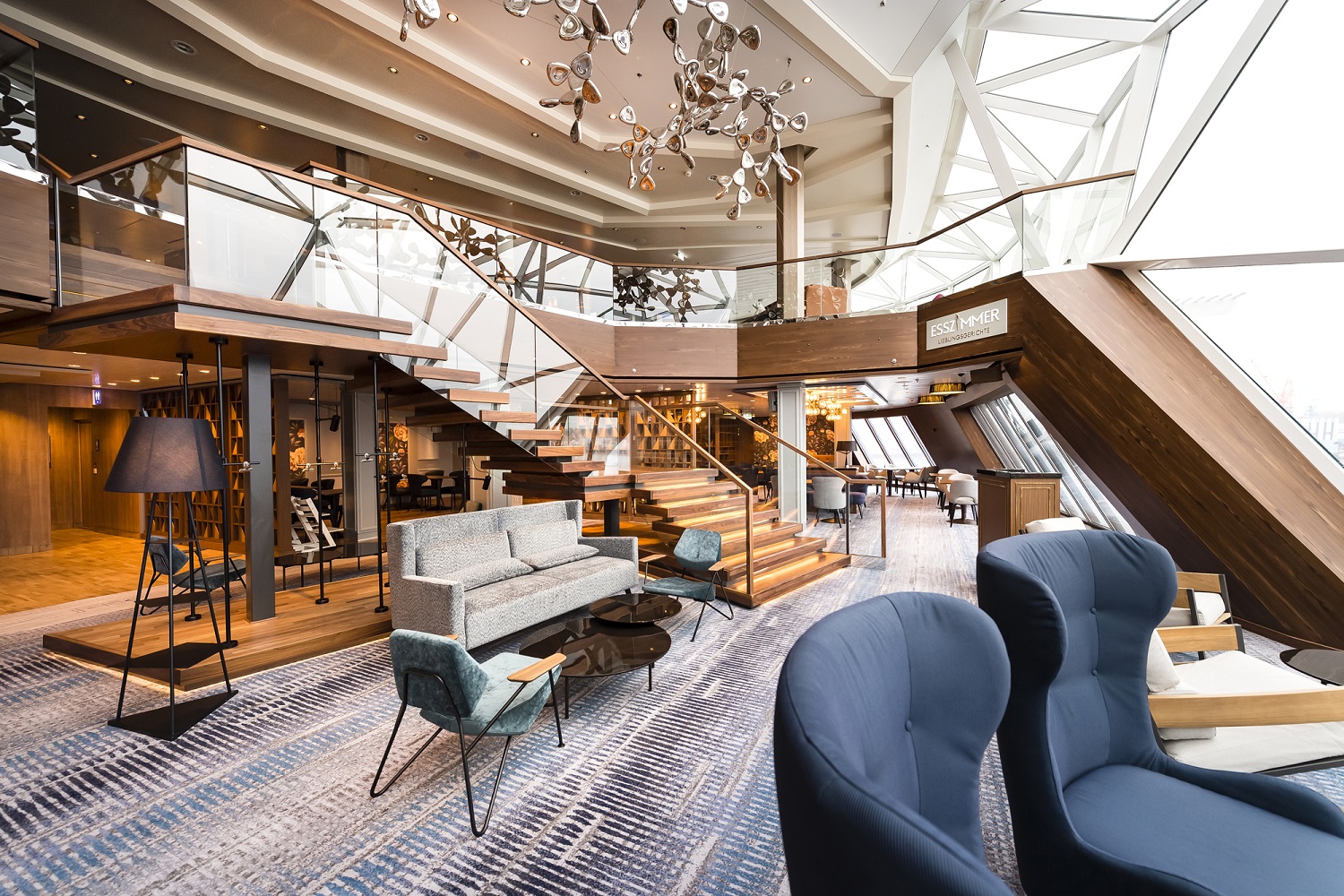 Das Esszimmer der neuen Mein Schiff 2 von TUI Cruises