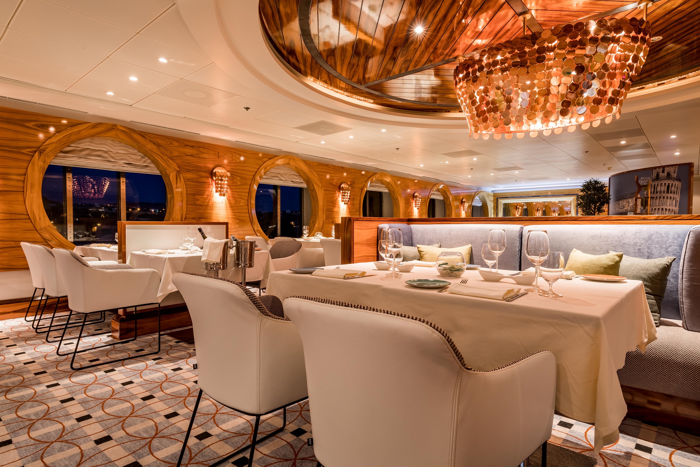 Das Restaurant La Spezia auf der Mein Schiff Herz