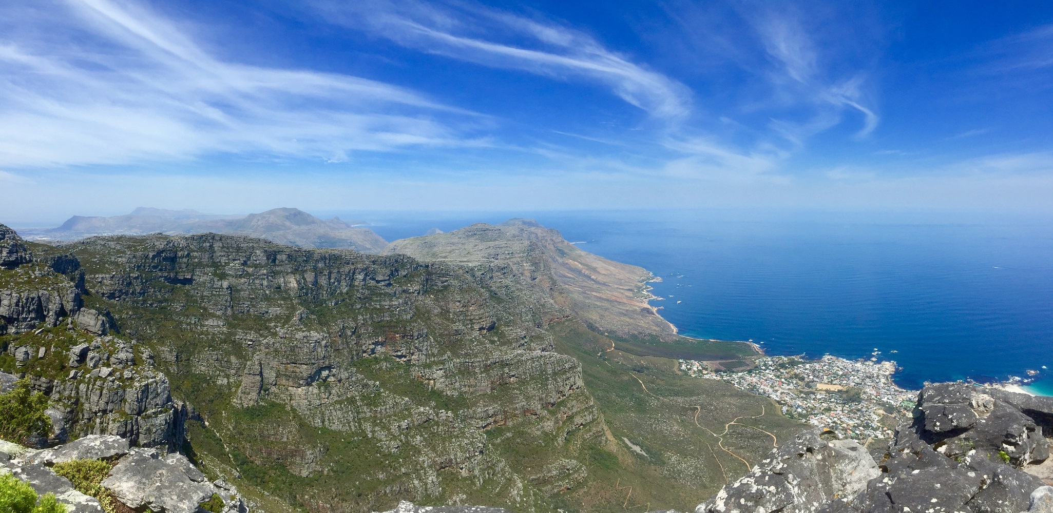 Mein Schiff Ausflug: Ausblick vom Tafelberg in Südafrika