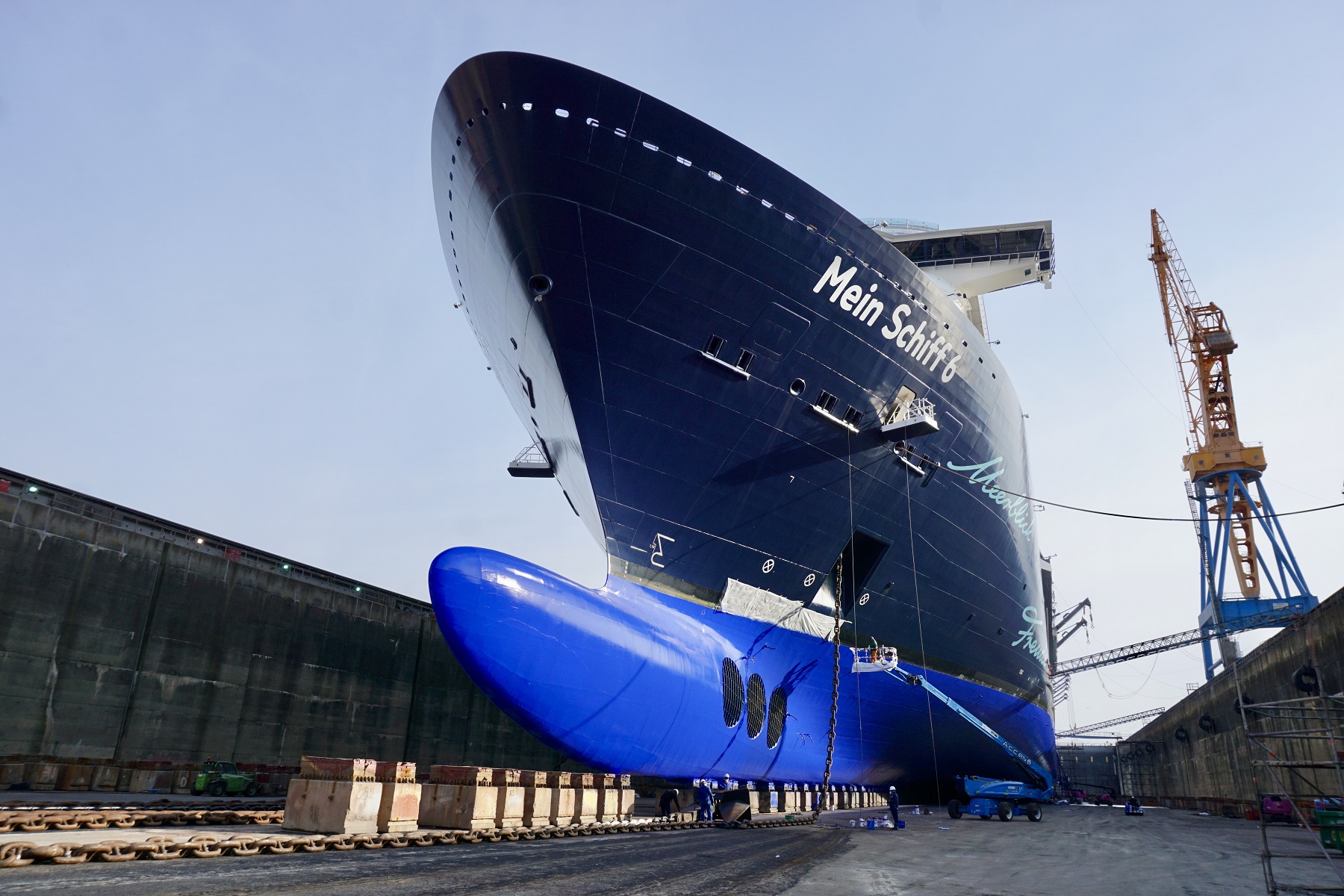 Mein Schiff 6 im Trockendock - Neuerungen an Bord