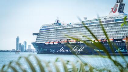 Mein Schiff 4 in cartagena Kolumbien