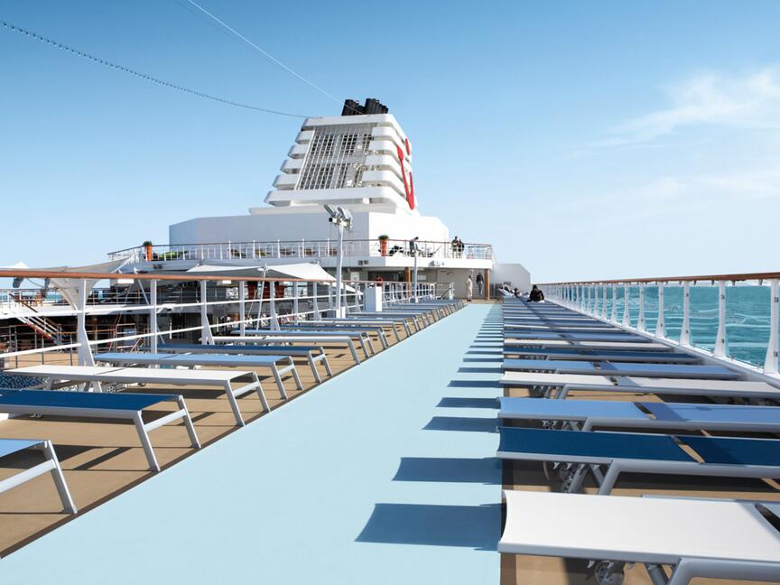 Sonnendeck TUI Cruises Mein Schiff