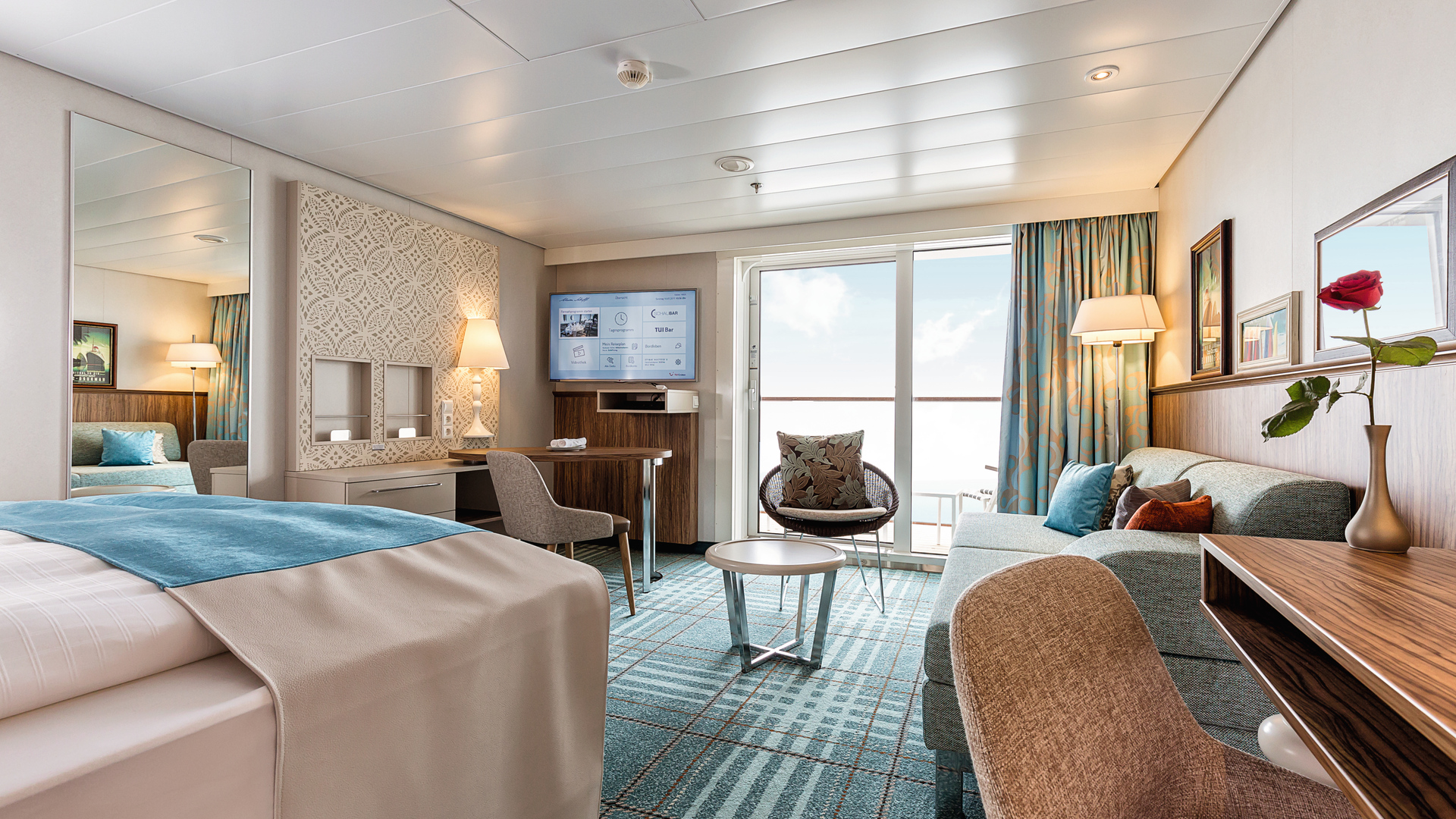 Junior Suite mit Balkon Mein Schiff 5 TUI Cruises Junior Suite mit Balkon Mein Schiff 5 TUI Cruises