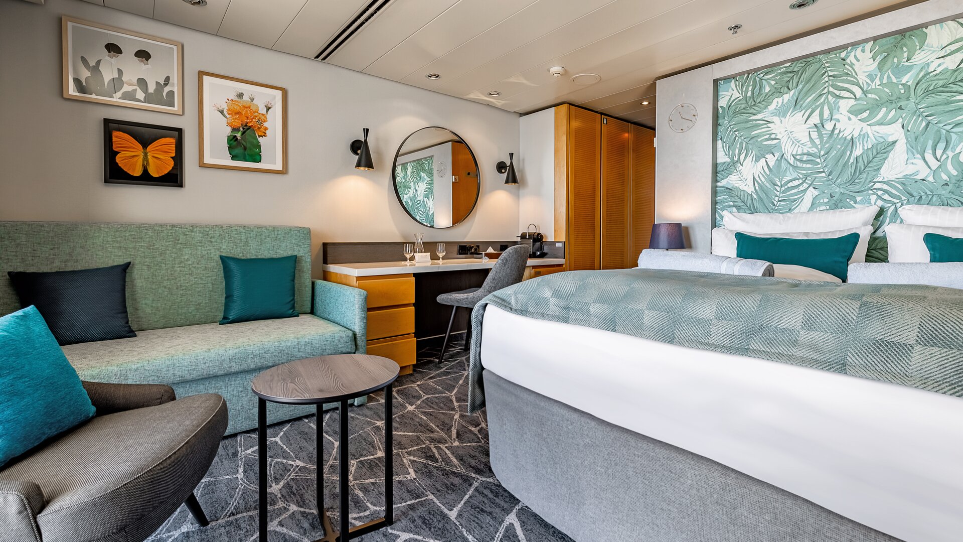 Die Junior Suite mit Veranda der Mein Schiff ® Flotte TUI Cruises Die Junior Suite mit Veranda der Mein Schiff ® Flotte TUI Cruises
